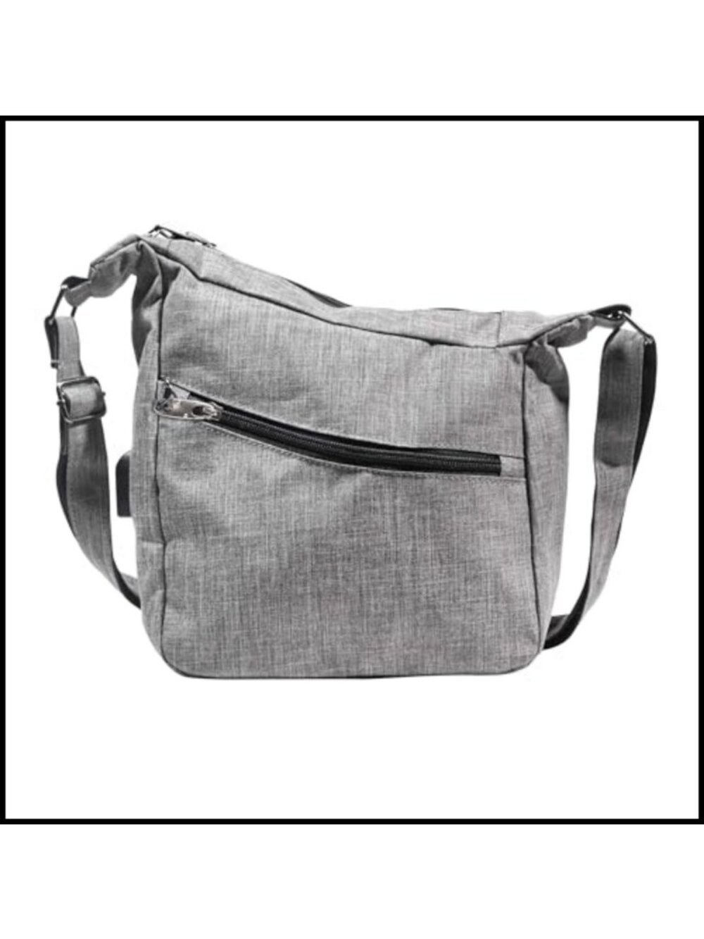 Nupouch Anti Theft Crossbody Bag RFID Locking USB Charging Travel Purse